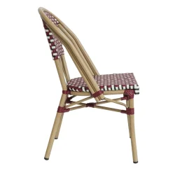 FLEXMOB Chaise d'extérieur bordeaux 87x47x59 cm Elysee Discount