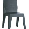 Chaise d'extérieur gris anthracite - Aucune Online