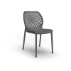 Chaise d'extérieur gris graphite - Aucune New