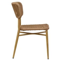 FLEXMOB Chaise d'extérieur marron 77x47x55 cm Marbella New