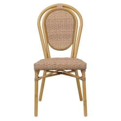 Chaise d'extérieur noisette 89x43x55 cm Paris - FLEXMOB Clearance