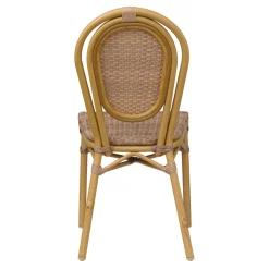 Chaise d'extérieur noisette 89x43x55 cm Paris - FLEXMOB Clearance