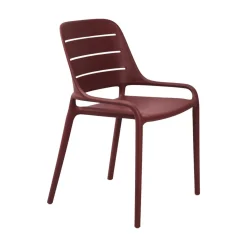 Chaise d'extérieur rouge 82x53x52 cm Foggia - FLEXMOB Sale