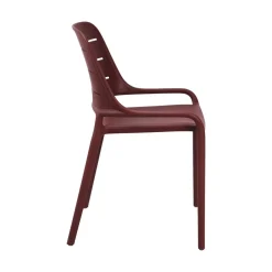 Chaise d'extérieur rouge 82x53x52 cm Foggia - FLEXMOB Sale