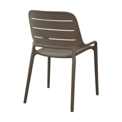 FLEXMOB Chaise d'extérieur taupe 82x53x52 cm Foggia Outlet