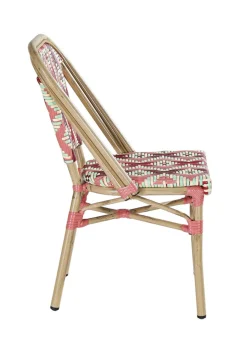 Chaise d'extérieur 84x46x56 cm Magenta - FLEXMOB Discount