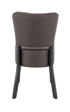 Chaise d'intérieur chocolat 84x45x54 cm Floriane 2 - FLEXMOB Discount