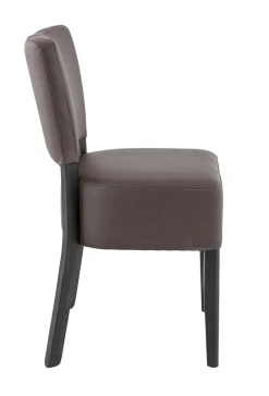 Chaise d'intérieur chocolat 84x45x54 cm Floriane 2 - FLEXMOB Discount