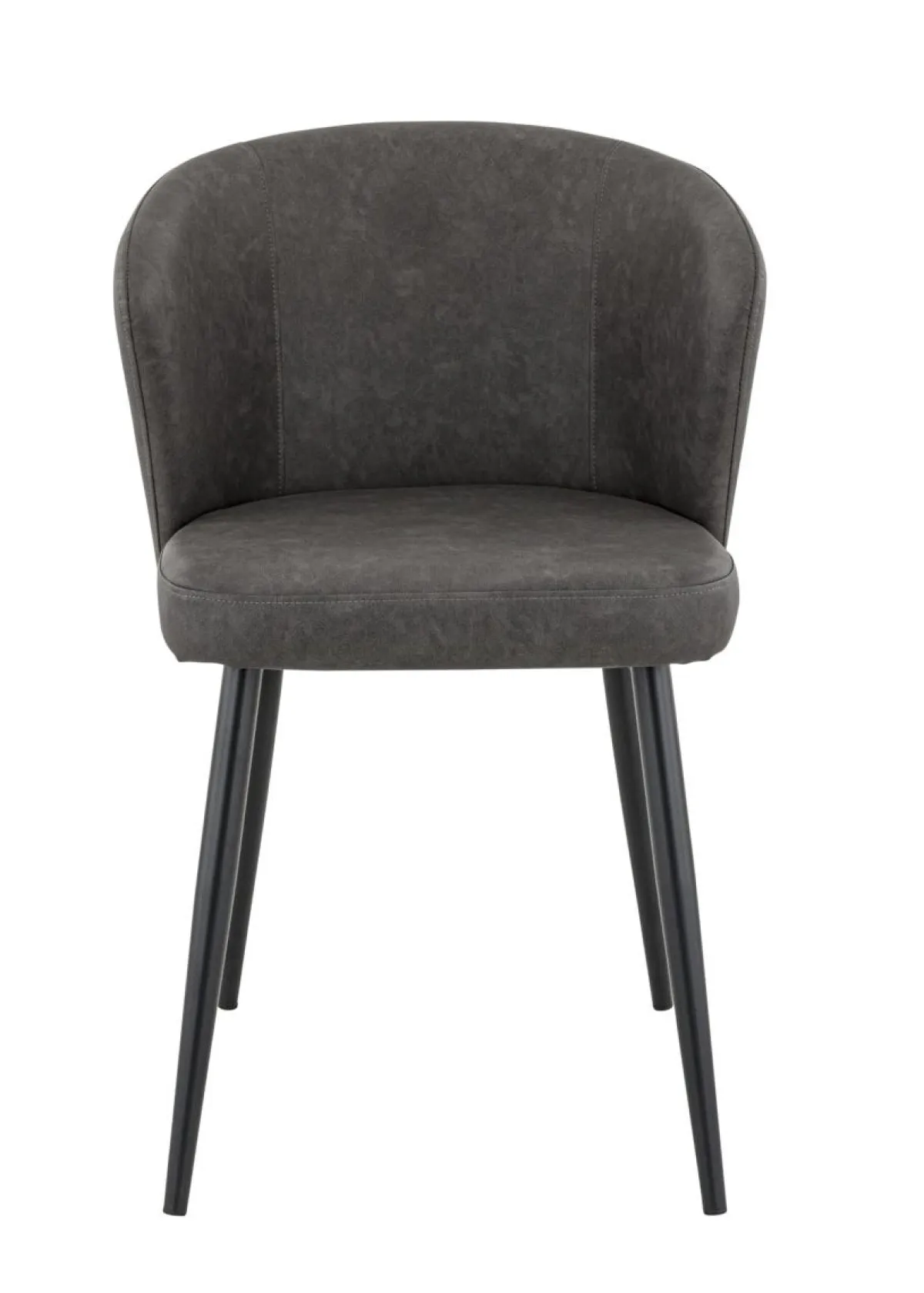 Chaise d'intérieur gris anthracite 81x56x60 cm Mikka - FLEXMOB Online