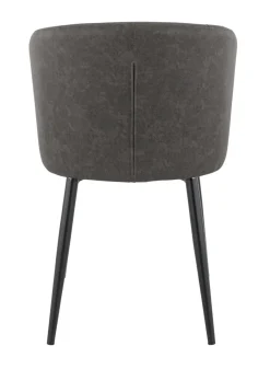 Chaise d'intérieur gris anthracite 81x56x60 cm Mikka - FLEXMOB Online