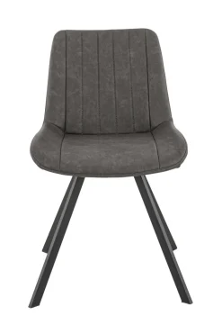 Chaise d'intérieur gris anthracite 78x49x61 cm Jacob - FLEXMOB Clearance