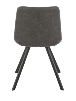 Chaise d'intérieur gris anthracite 78x49x61 cm Jacob - FLEXMOB Clearance