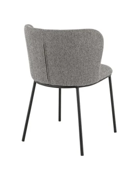 Chaise d'intérieur gris 75x55x58 cm Melina - FLEXMOB Best