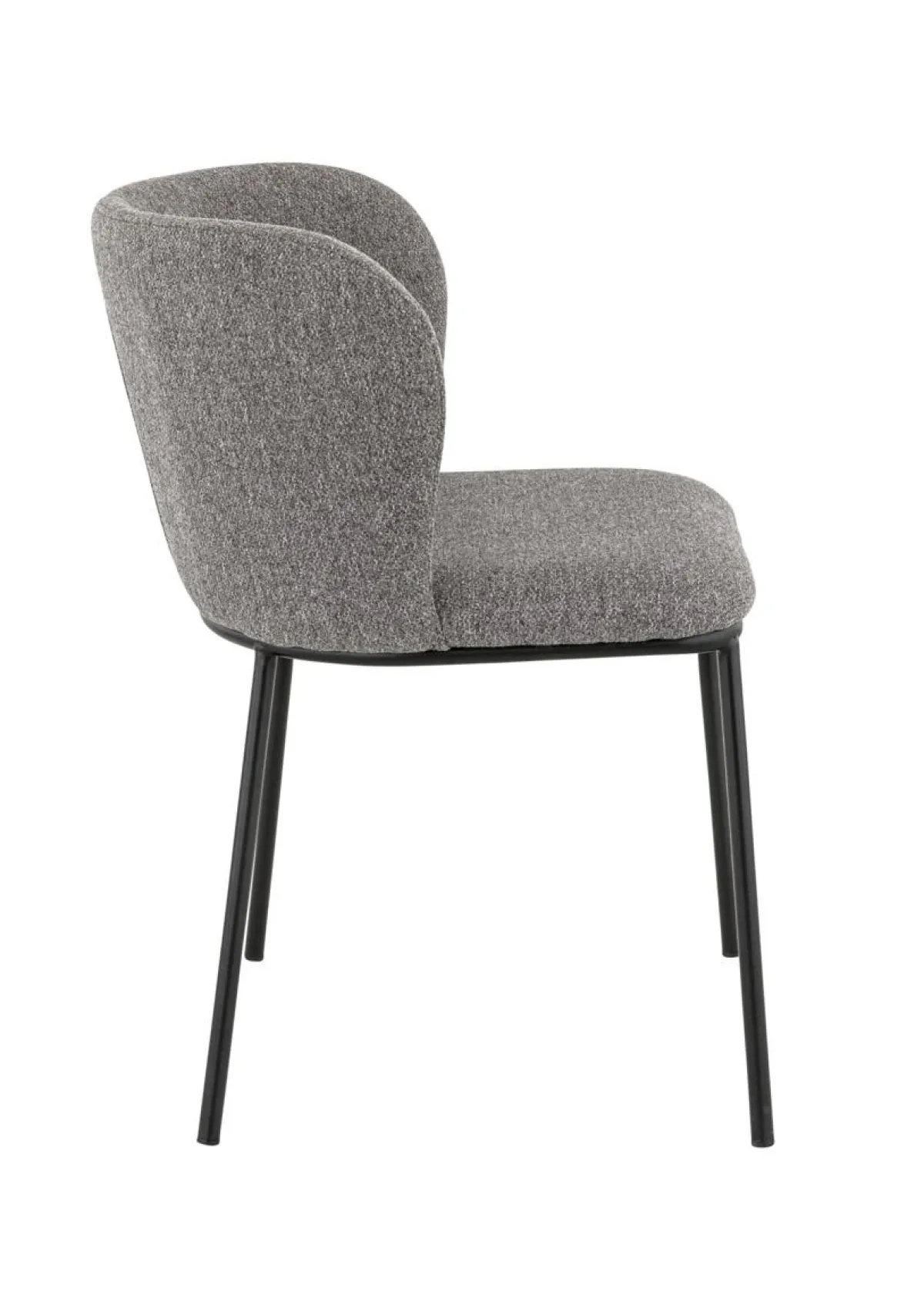 Chaise d'intérieur gris 75x55x58 cm Melina - FLEXMOB Best