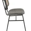 FLEXMOB Chaise d'intérieur gris 81x45x58 cm Noelia Best