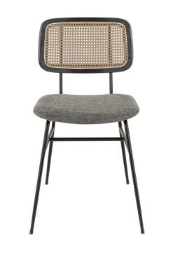 FLEXMOB Chaise d'intérieur gris 81x45x58 cm Noelia Best