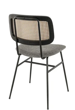 FLEXMOB Chaise d'intérieur gris 81x45x58 cm Noelia Best