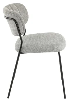 FLEXMOB Chaise d'intérieur gris 74x49x57 cm Simone Hot