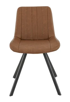 FLEXMOB Chaise d'intérieur marron 78x49x61 cm Jacob New