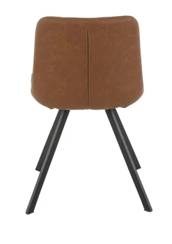 FLEXMOB Chaise d'intérieur marron 78x49x61 cm Jacob New