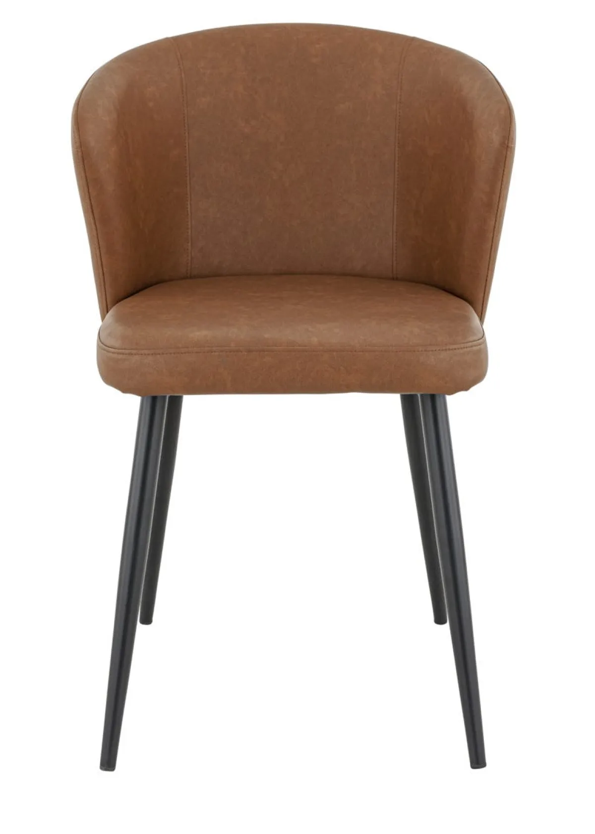 Chaise d'intérieur marron 81x56x60 cm Mikka - FLEXMOB Online