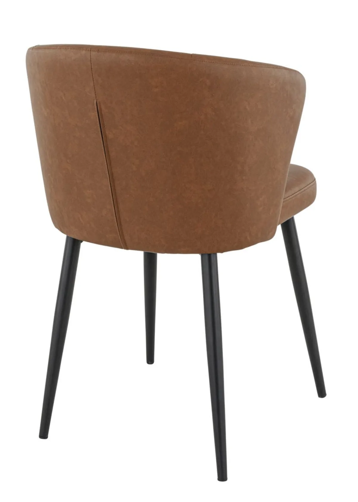 Chaise d'intérieur marron 81x56x60 cm Mikka - FLEXMOB Online