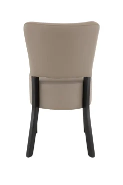 FLEXMOB Chaise d'intérieur taupe 84x45x54 cm Floriane 2 New