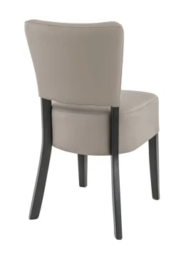 FLEXMOB Chaise d'intérieur taupe 84x45x54 cm Floriane 2 New