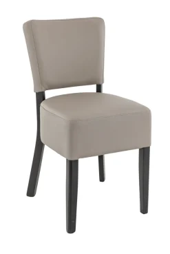 FLEXMOB Chaise d'intérieur taupe 84x45x54 cm Floriane 2 New