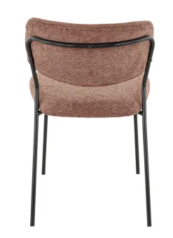 Chaise d'intérieur terracotta 74x49x57 cm Simone - FLEXMOB Online
