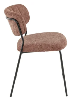 Chaise d'intérieur terracotta 74x49x57 cm Simone - FLEXMOB Online