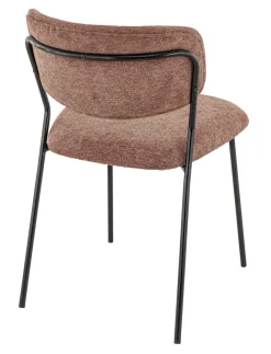 Chaise d'intérieur terracotta 74x49x57 cm Simone - FLEXMOB Online