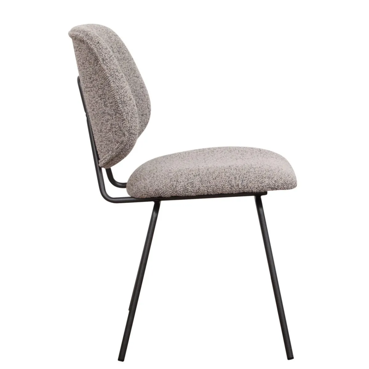 Chaise greige 80x50x58,2 cm Franck - FLEXMOB Outlet