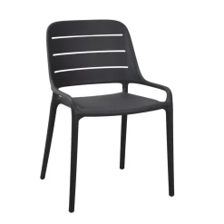 Chaise gris anthracite 82x53x52 cm Foggia - FLEXMOB Online