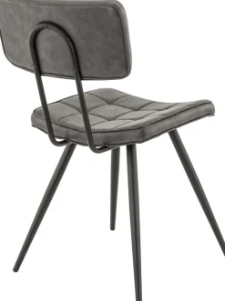 Chaise gris anthracite 81x48x60 cm Maurice - FLEXMOB Online