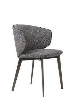 Chaise gris 75x58x56 cm Maxime - FLEXMOB Discount
