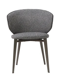 Chaise gris 75x58x56 cm Maxime - FLEXMOB Discount