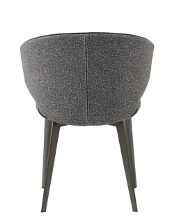 Chaise gris 75x58x56 cm Maxime - FLEXMOB Discount