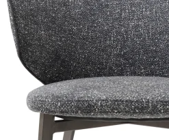 Chaise gris 75x58x56 cm Maxime - FLEXMOB Discount