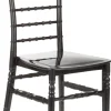 Chaise noir brillant 92x41x43 cm Tiffany - FLEXMOB New