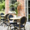 Chaise noir 90x41x56 cm Paris - FLEXMOB Discount