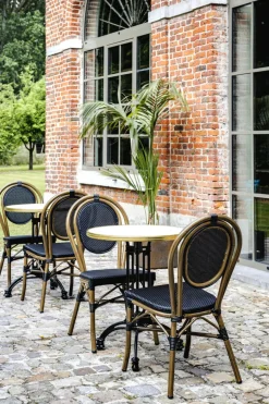 Chaise noir 90x41x56 cm Paris - FLEXMOB