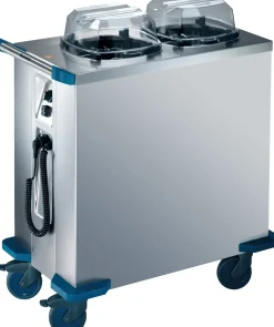 Chariot chauffant à niveau constant pour assiettes D21-26 cm inox 1800 W 230v - B.PRO Sale