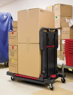 RUBBERMAID Chariot de manutention modulable 3 en 1 plastique 115x60,5x111,3 cm 182 kg plate_length 60,5 cm Sale