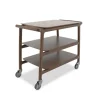 ROCAM Chariot de service 3 plateaux noyer bois Arianna Online