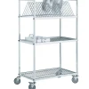 Chariot de stockage inox 100x62x170 cm 3 niveaux - SAINT ROMAIN Sale