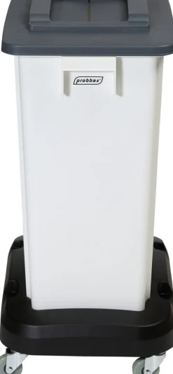 Chariot de tri sélectif plastique noir - PROBBAX