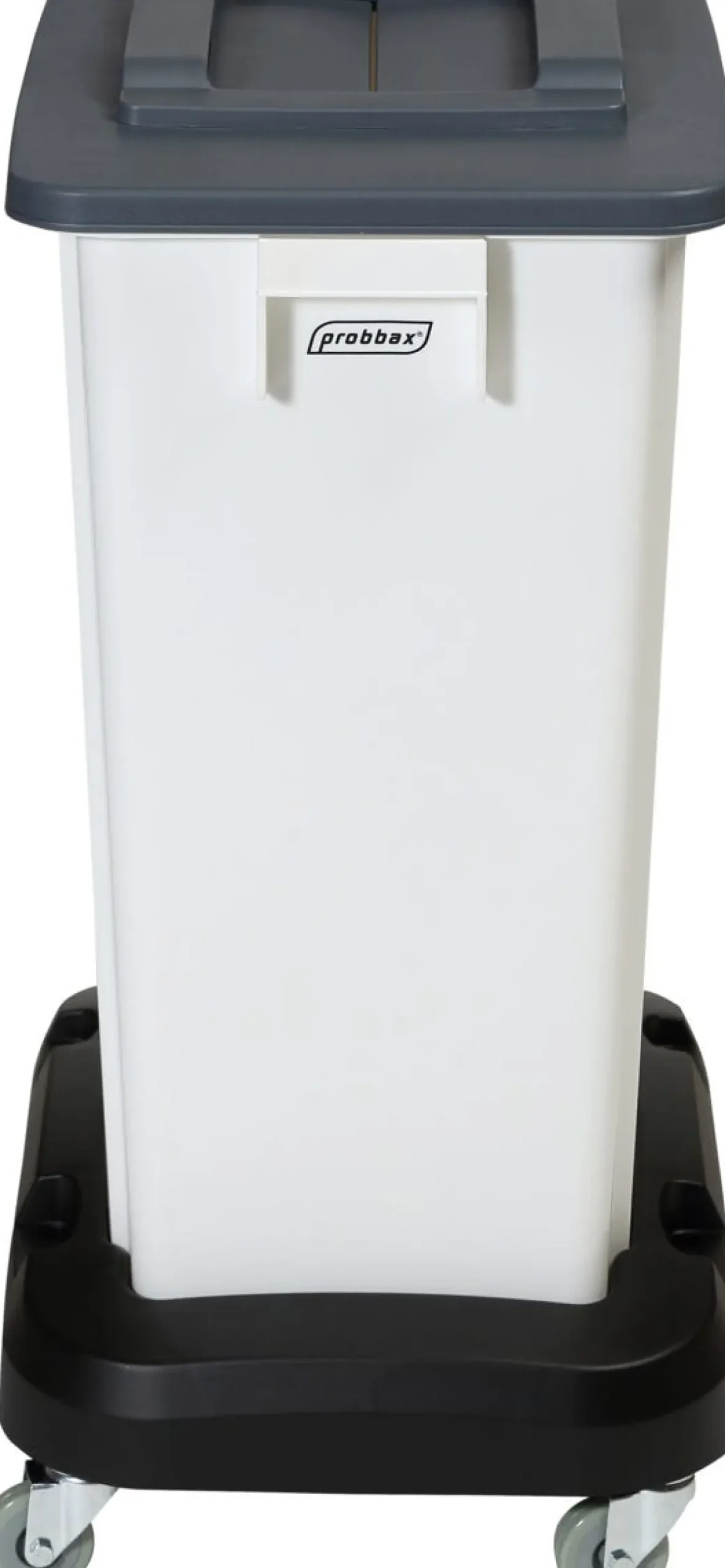 Chariot de tri sélectif plastique noir - PROBBAX