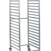 Chariot inox sens longueur GN 2/1 17 niveaux - TOURNUS Discount