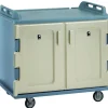 CAMBRO Chariot isotherme pour plateau de repas plastique 123,5x83x112 cm 150 kg Shoreline Discount